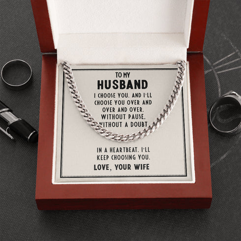 I'll Still Choose You - Cubanlink Message card From Wife
